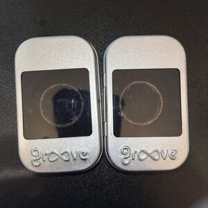 Set of 2 Camo groove rings size 9